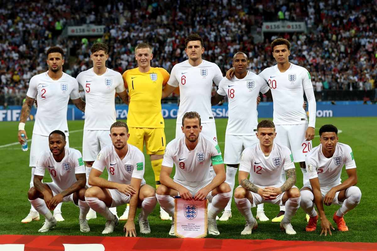team photo for England